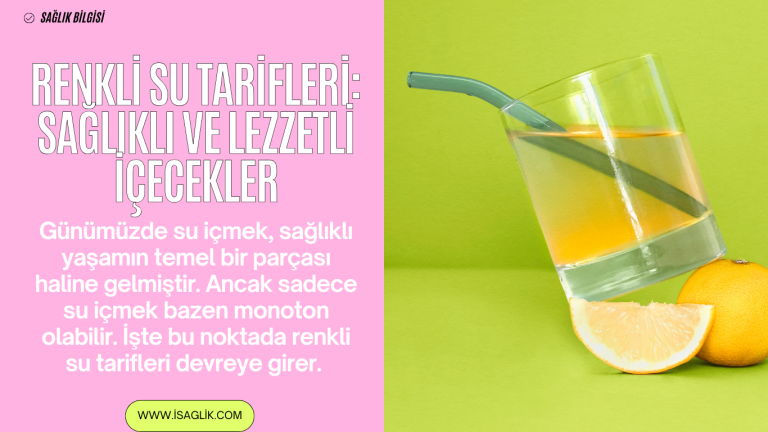 Renkli Su Tarifleri: Sağlıklı ve Lezzetli İçecekler