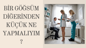 Bir göğsüm diğerinden küçük ne yapmalıyım?
