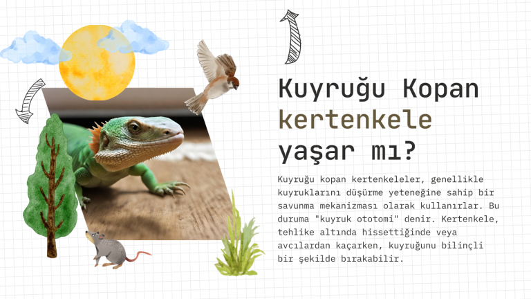 Kuyruğu Kopan kertenkele yaşar mı?