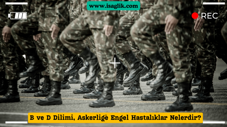 Türkiye'de askerlik hizmeti, genç erkekler için zorunlu bir görevdir. Ancak, bazı sağlık koşulları askerlik hizmetine kabul edilmeyi engelleyebilir. Bunlar, B ve D dilimi askerlik süreci için geçerlidir ve belirli sağlık kriterlerine sahip olmayan bireyleri kapsar.