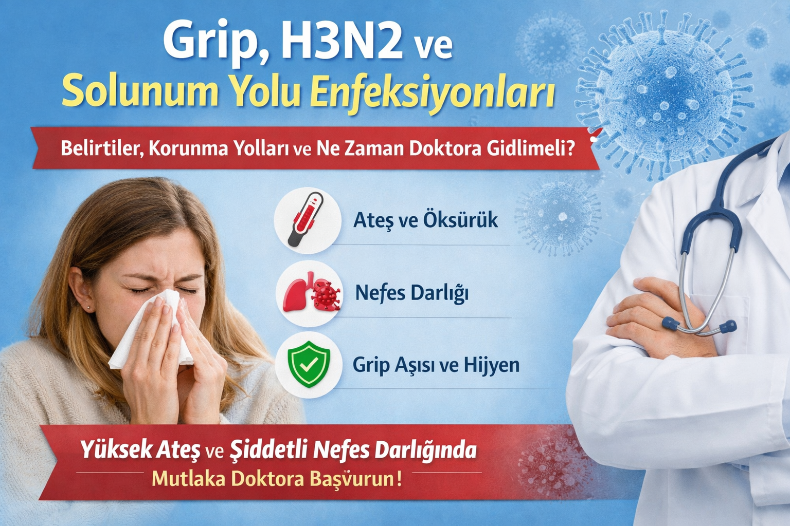 Grip, H3N2 ve solunum yolu enfeksiyonları